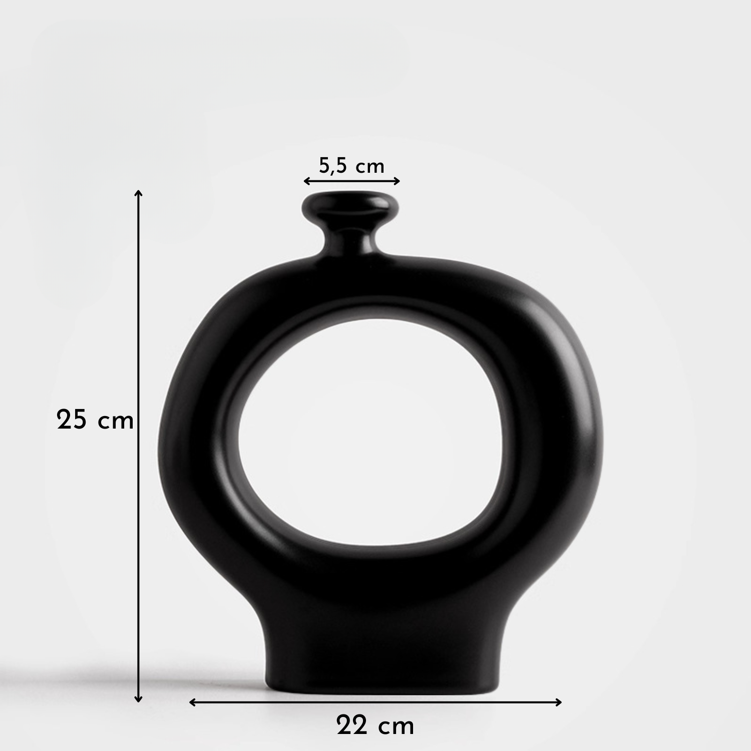 Bela Modern Ceramic Vases | Sculptural Design, Set of 2