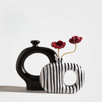 Bela Modern Ceramic Vases | Sculptural Design, Set of 2
