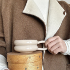 Bela Ceramic Mug | 250 ml, Ergonomic Handle, Nordic Design