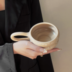 Bela Ceramic Mug | 250 ml, Ergonomic Handle, Nordic Design