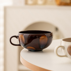 Bela Nougat Milk Mug Bowl | 350 ml Capacity, Glossy Finish