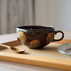 Bela Nougat Milk Mug Bowl | 350 ml Capacity, Glossy Finish
