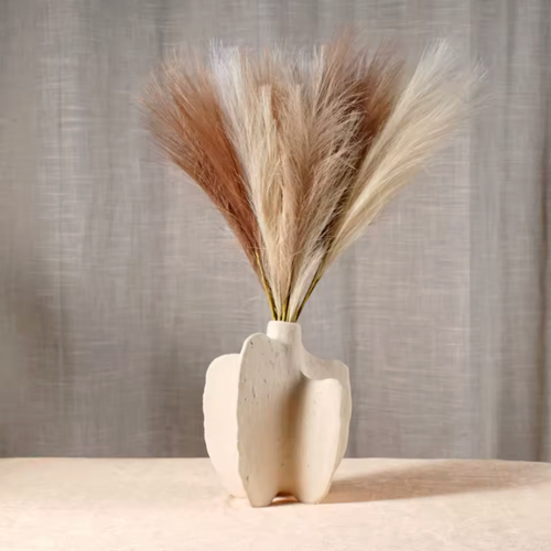 Bela White Pepper Jar Sculpture | Ceramic Vase, Modern Design
