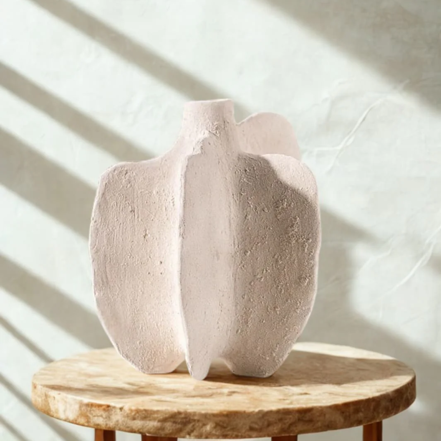 Bello White Pepper Jar Sculpture | Ceramic Vase, Modern Design