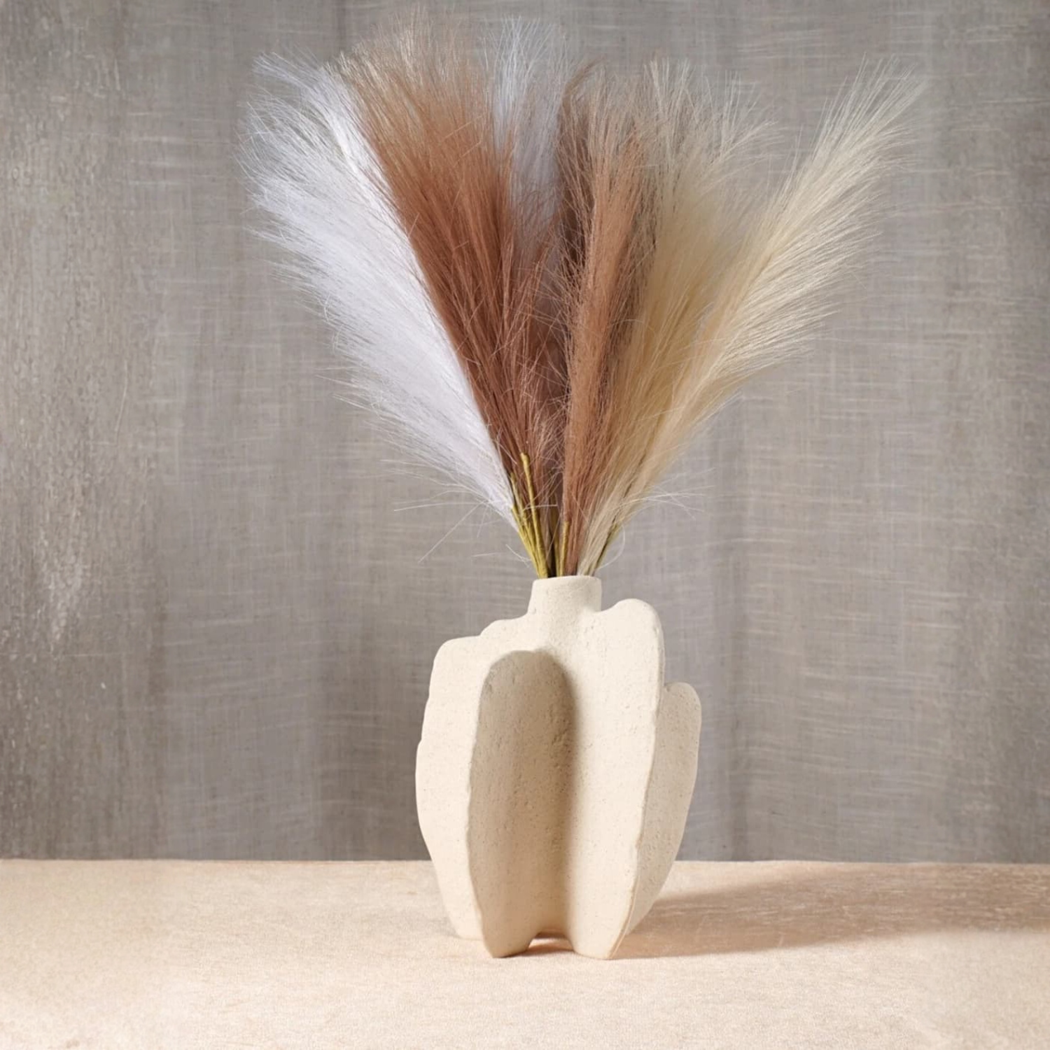 Bello White Pepper Jar Sculpture | Ceramic Vase, Modern Design