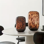 Cora Print Vase | Tortoiseshell Glass, Soft Edge Design