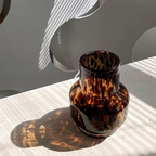 Brix Polygonal Vase | Tortoiseshell Glass, Geometric Design