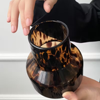 Brix Polygonal Vase | Tortoiseshell Glass, Geometric Design