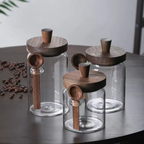 Bela Glass Storage Containers Set | Bamboo Lids, Airtight Seal