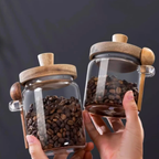 Bela Glass Storage Containers Set | Bamboo Lids, Airtight Seal