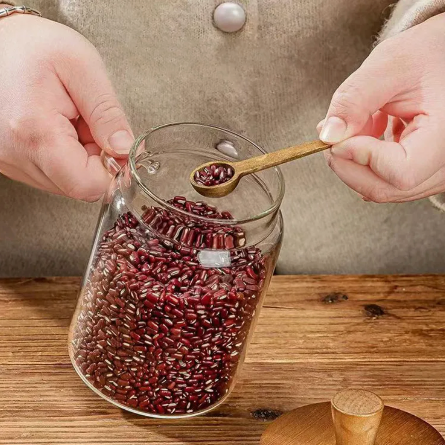 Bela Glass Storage Containers Set | Bamboo Lids, Airtight Seal