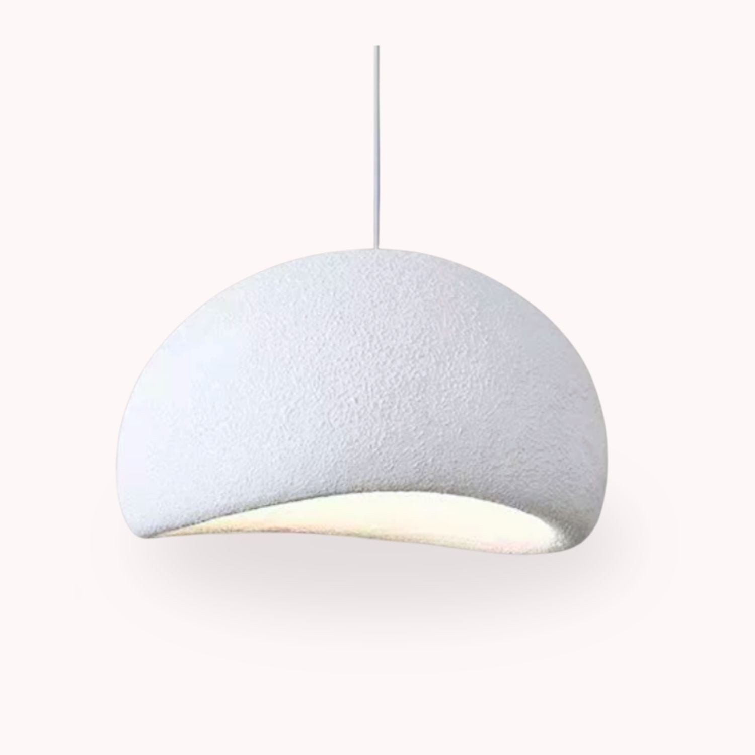 Wabi Sabi – Cream Minimalist Ceiling Lamp 60cm