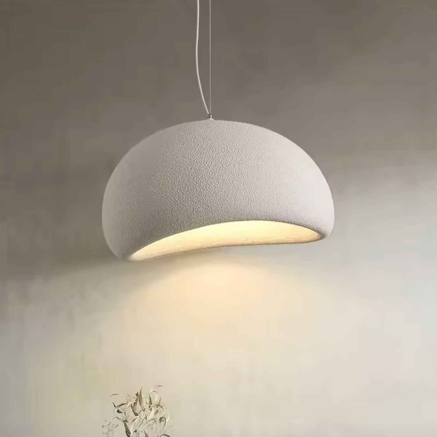 Wabi Sabi – Cream Minimalist Ceiling Lamp 60cm