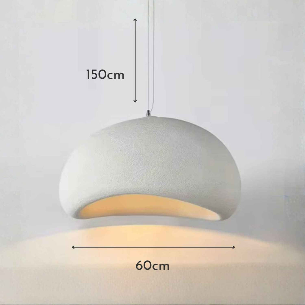 Wabi Sabi – Cream Minimalist Ceiling Lamp 60cm