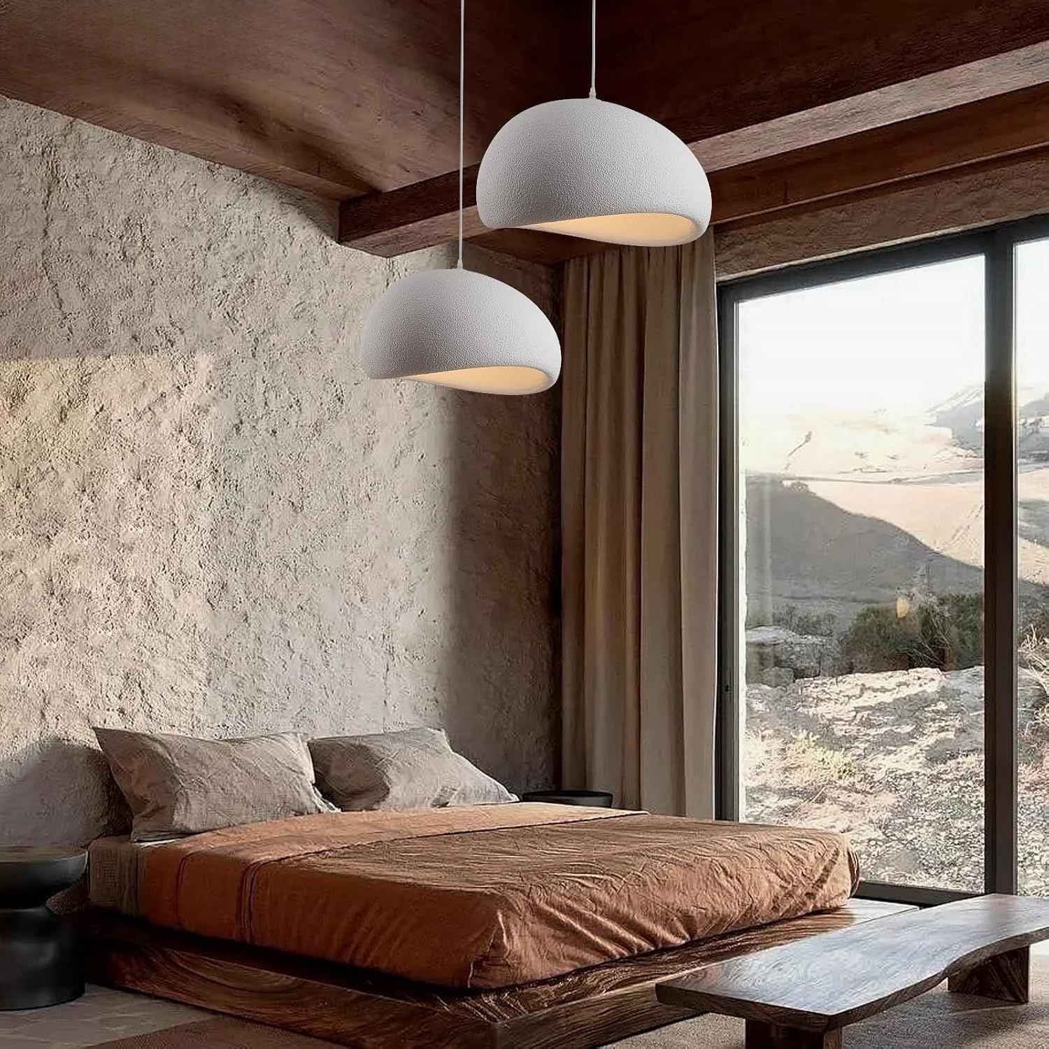 Wabi Sabi – Cream Minimalist Ceiling Lamp 60cm
