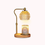Aromatic – Gold Modern Candle Warmer Lantern