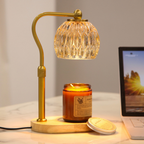 Aromatic – Gold Modern Candle Warmer Lantern