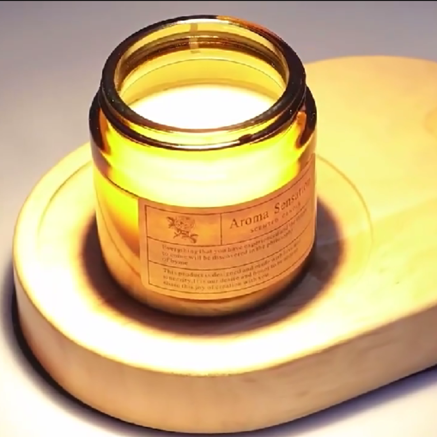 Aromatic – Gold Modern Candle Warmer Lantern