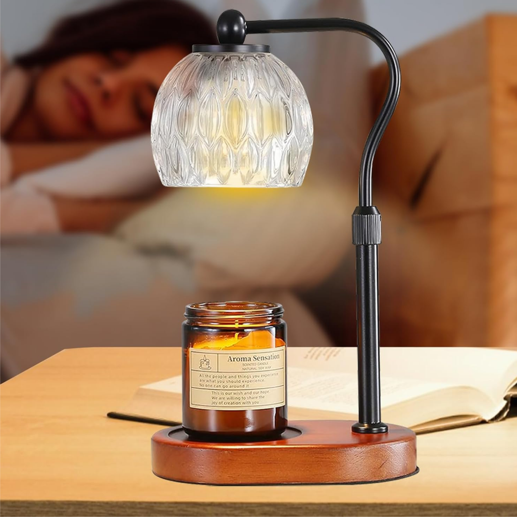 Aromatic – Black Modern Lantern Candle Warmer Lamp