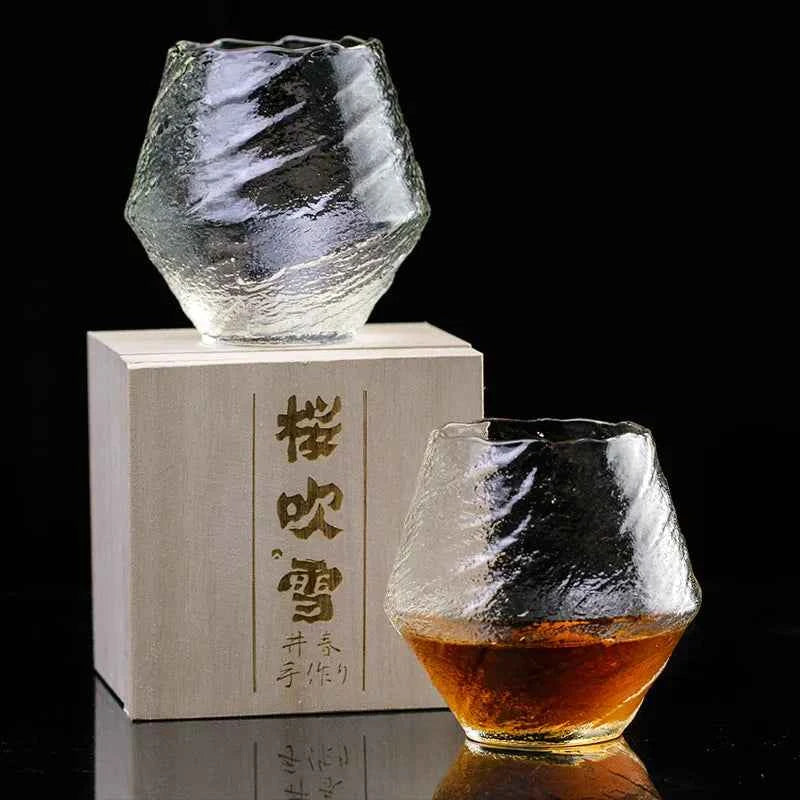 Kairo Whisky Glas | Handgemaakt Kristalglas, Tornado Design
