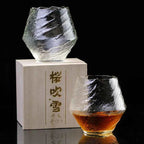 Kairo Whisky Glas | Handgemaakt Kristalglas, Tornado Design
