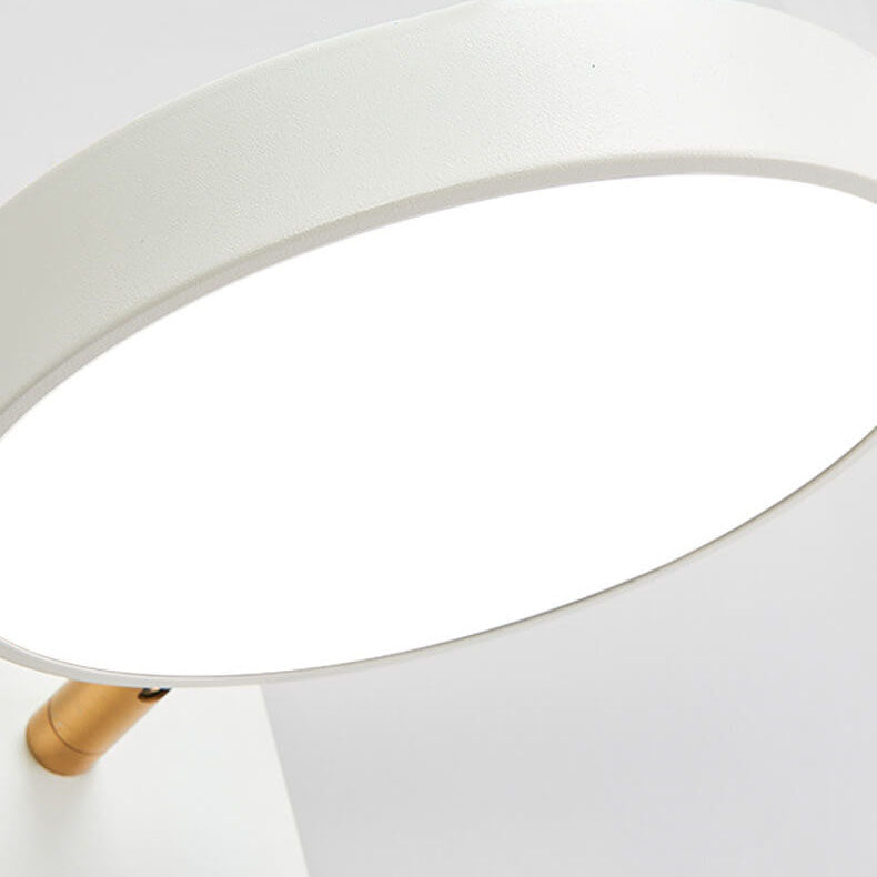Nordic Minimalist Round Rotatable LED Wall Sconce for Reading