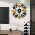 Bello Wall Clock | Retro Iron Design, Silent Quartz Movement