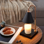 Serenity – Black Modern Adjustable Timer Candle Warmer Lamp