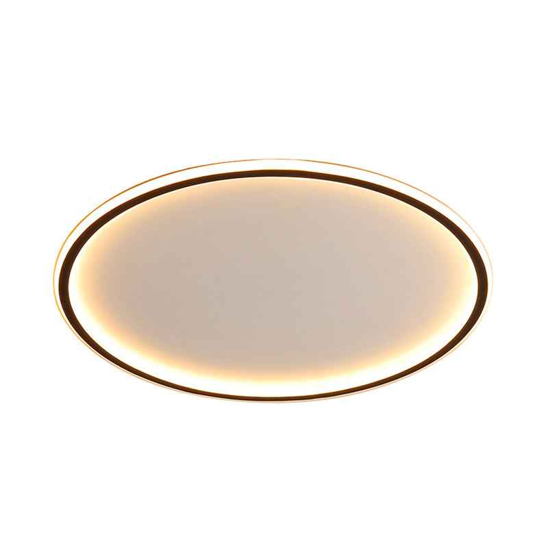 Nori Disc LED Ceiling Light | Modern Flush Mount, Remote Dimming