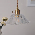 Bela Glass Pendant Light | Flower Shape, Adjustable Length 150 cm