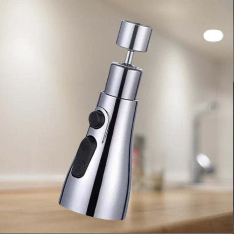 Faucet Sprayer Head, ABS Plastic, 360-Degree Swivel, 3 Spray Modes