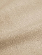 Aura Round Ottoman | Fringe Trim, Custom Upholstery