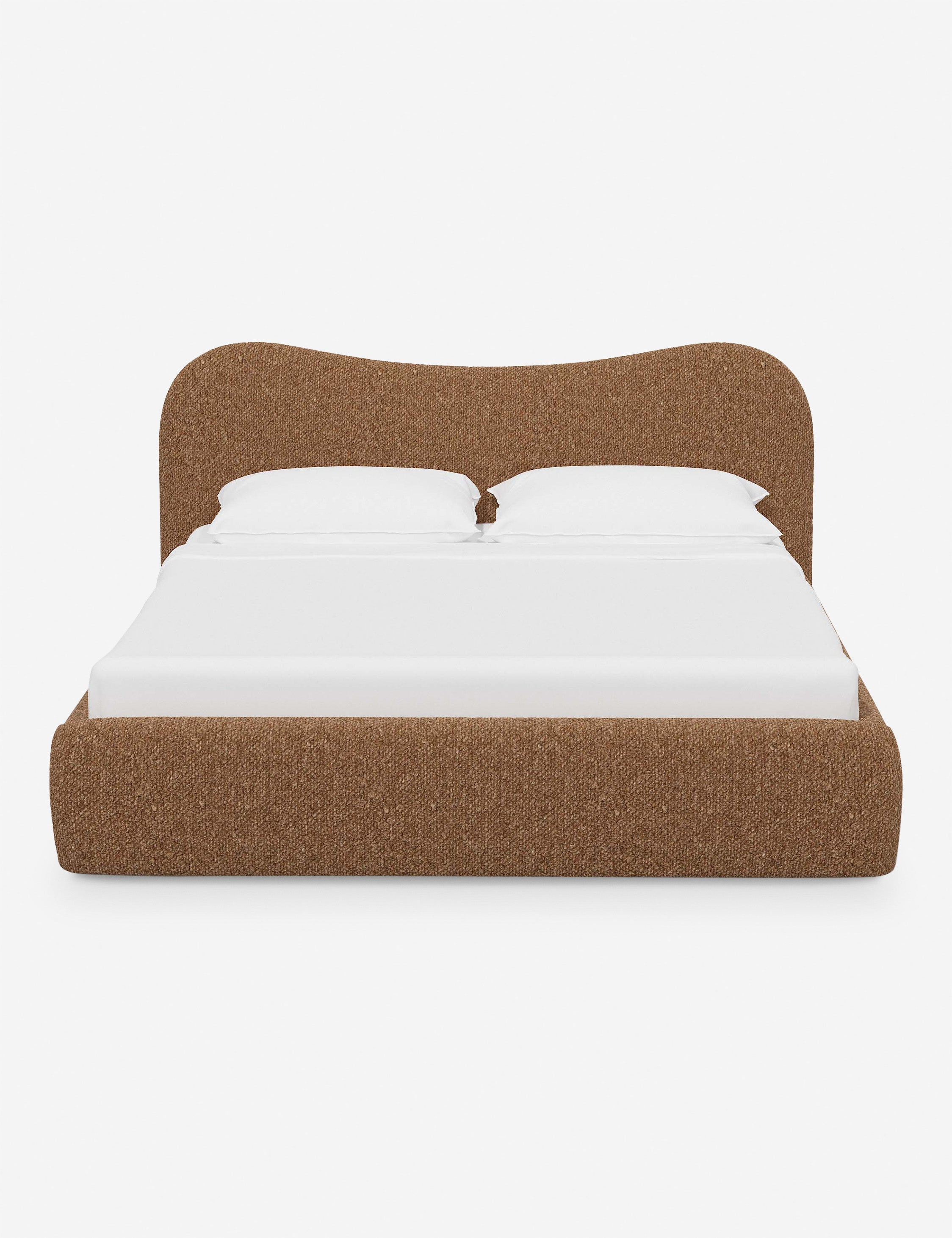 Bela Platform Bed | Bespoke Upholstery, Sculptural Design
