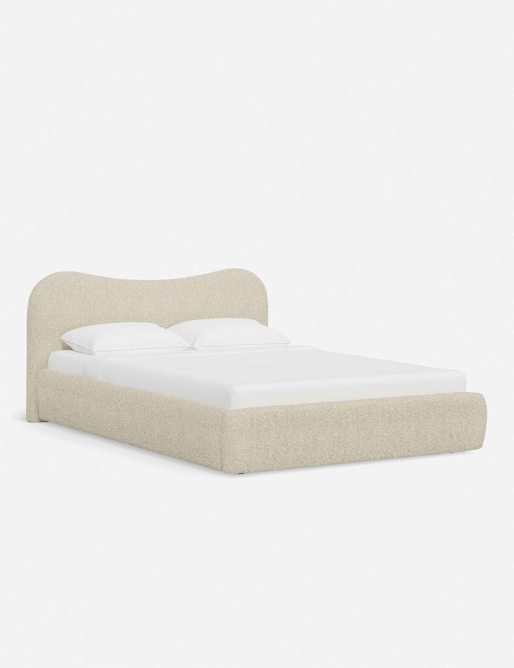 Bela Platform Bed | Bespoke Upholstery, Sculptural Design