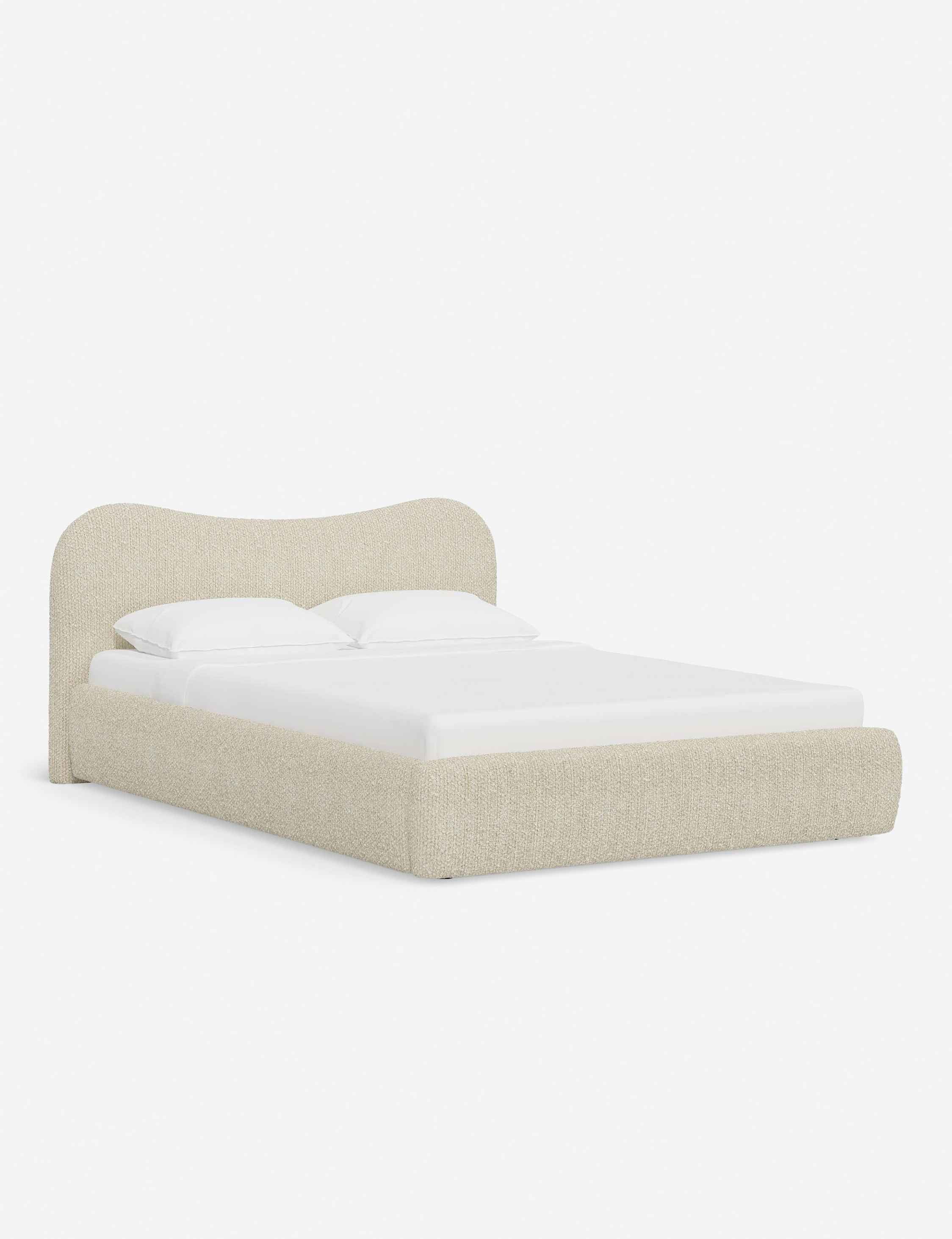 Bela Platform Bed | Bespoke Upholstery, Sculptural Design