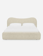 Bela Platform Bed | Bespoke Upholstery, Sculptural Design