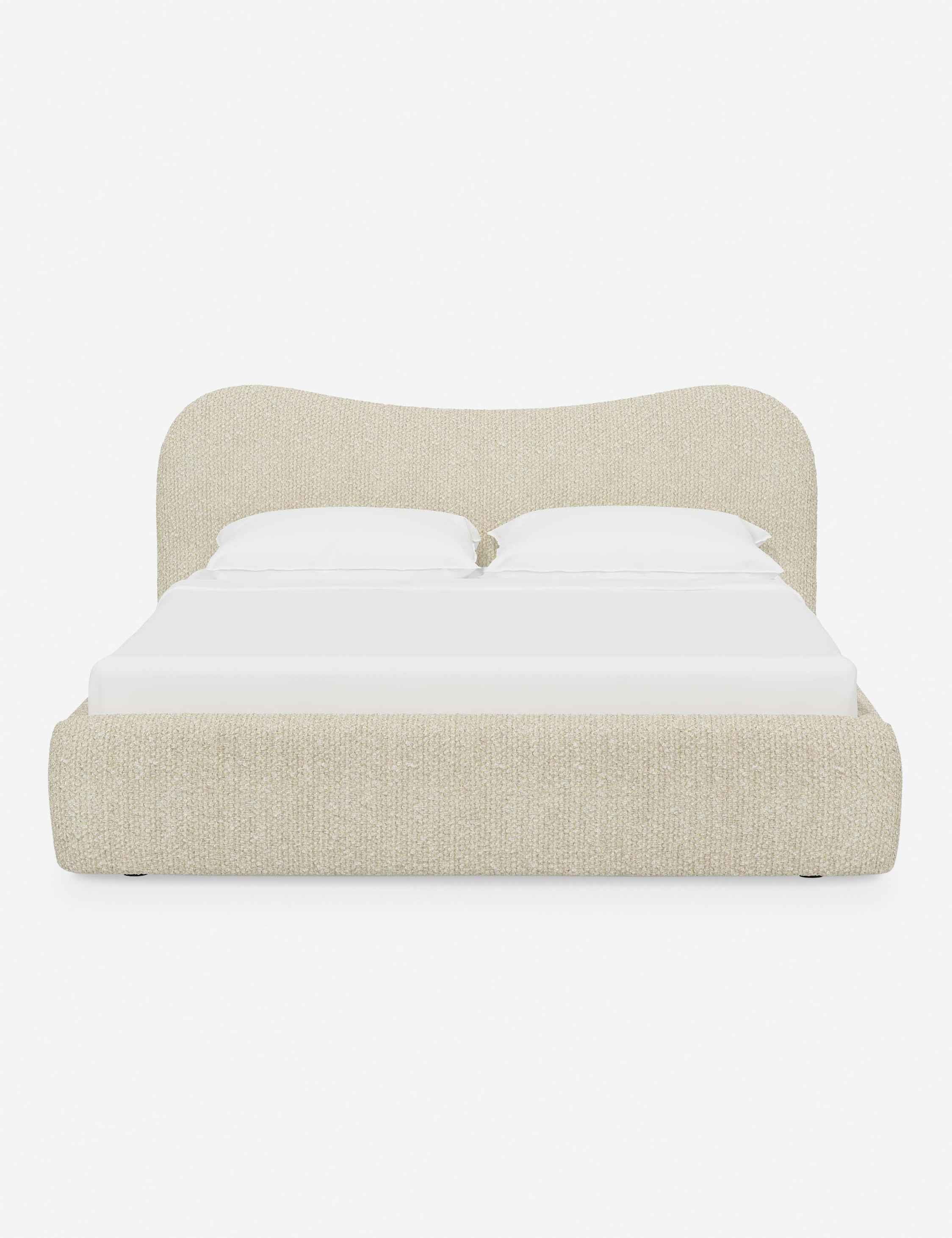 Bela Platform Bed | Bespoke Upholstery, Sculptural Design
