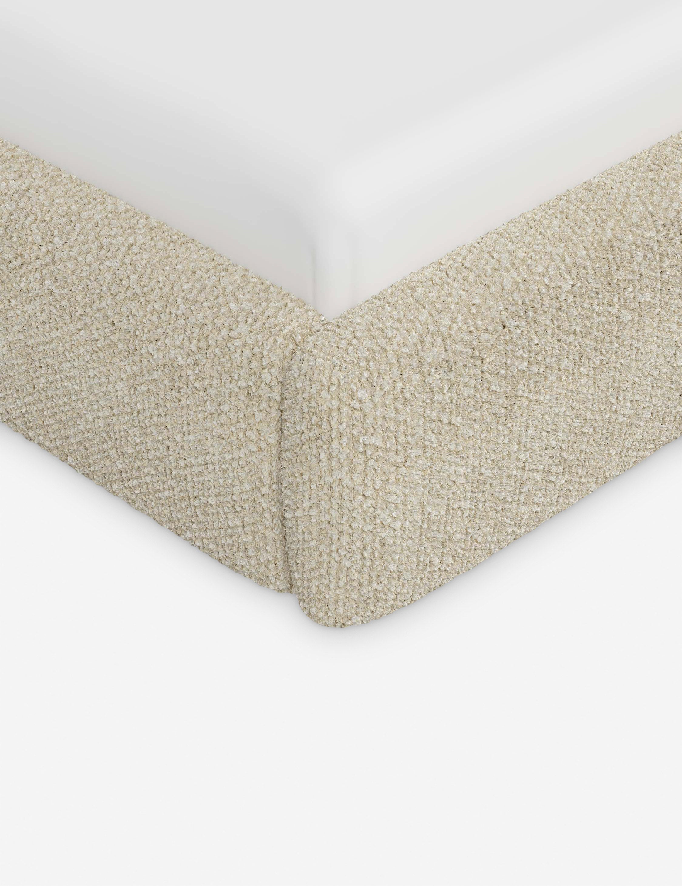 Bela Platform Bed | Bespoke Upholstery, Sculptural Design