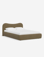 Bela Platform Bed | Bespoke Upholstery, Sculptural Design