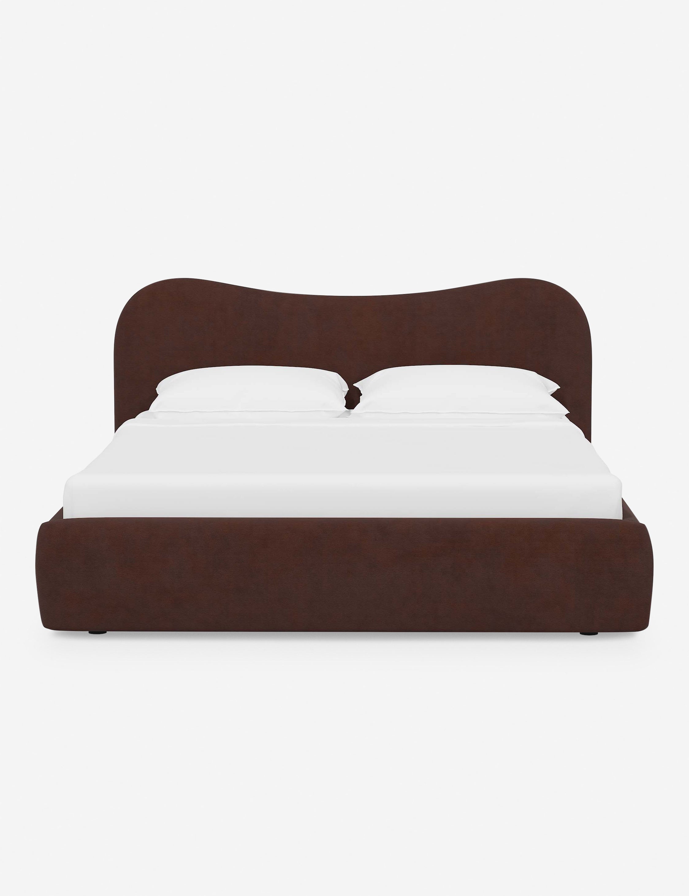 Bela Platform Bed | Bespoke Upholstery, Sculptural Design