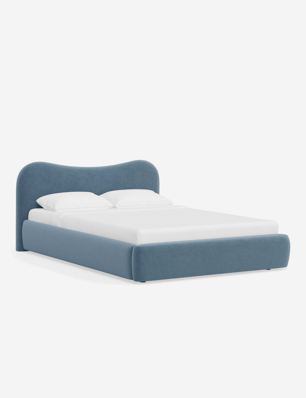 Bela Platform Bed | Bespoke Upholstery, Sculptural Design