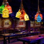 Modern Industrial Colorful Resin 1-Light Pendant Lamp