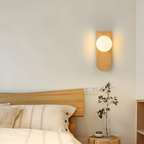 Icar LED Wall Lamp | Minimalist Wooden Design, Soft Ambient Glow