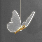 Elegant Acrylic Butterfly LED Pendant Lamp