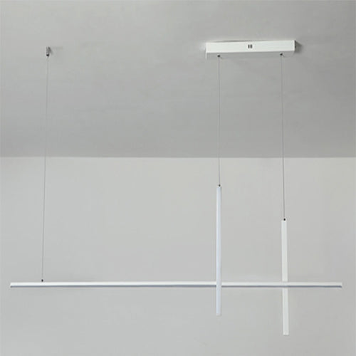 Sleek Minimalist Long-Line LED Chandelier