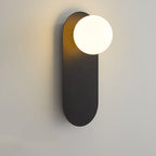 Nordic Minimalist Glass Ring 1-Light Wall Sconce