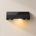 Solar Fence Light RGBCW Outdoor Wall Mounted IP65 Waterproof 11 Color Modes