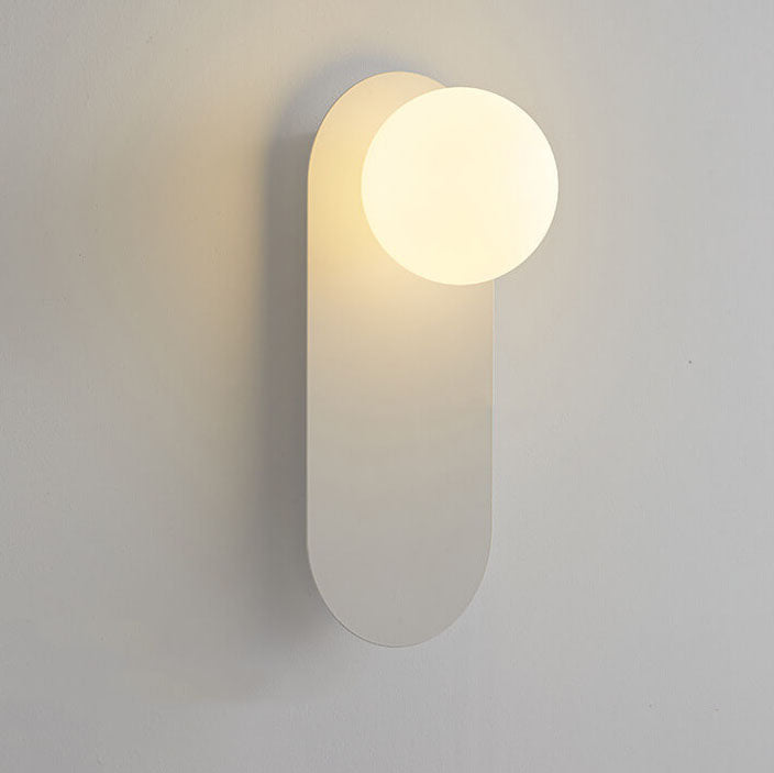Nordic Minimalist Glass Ring 1-Light Wall Sconce