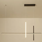 Sleek Minimalist Long-Line LED Chandelier