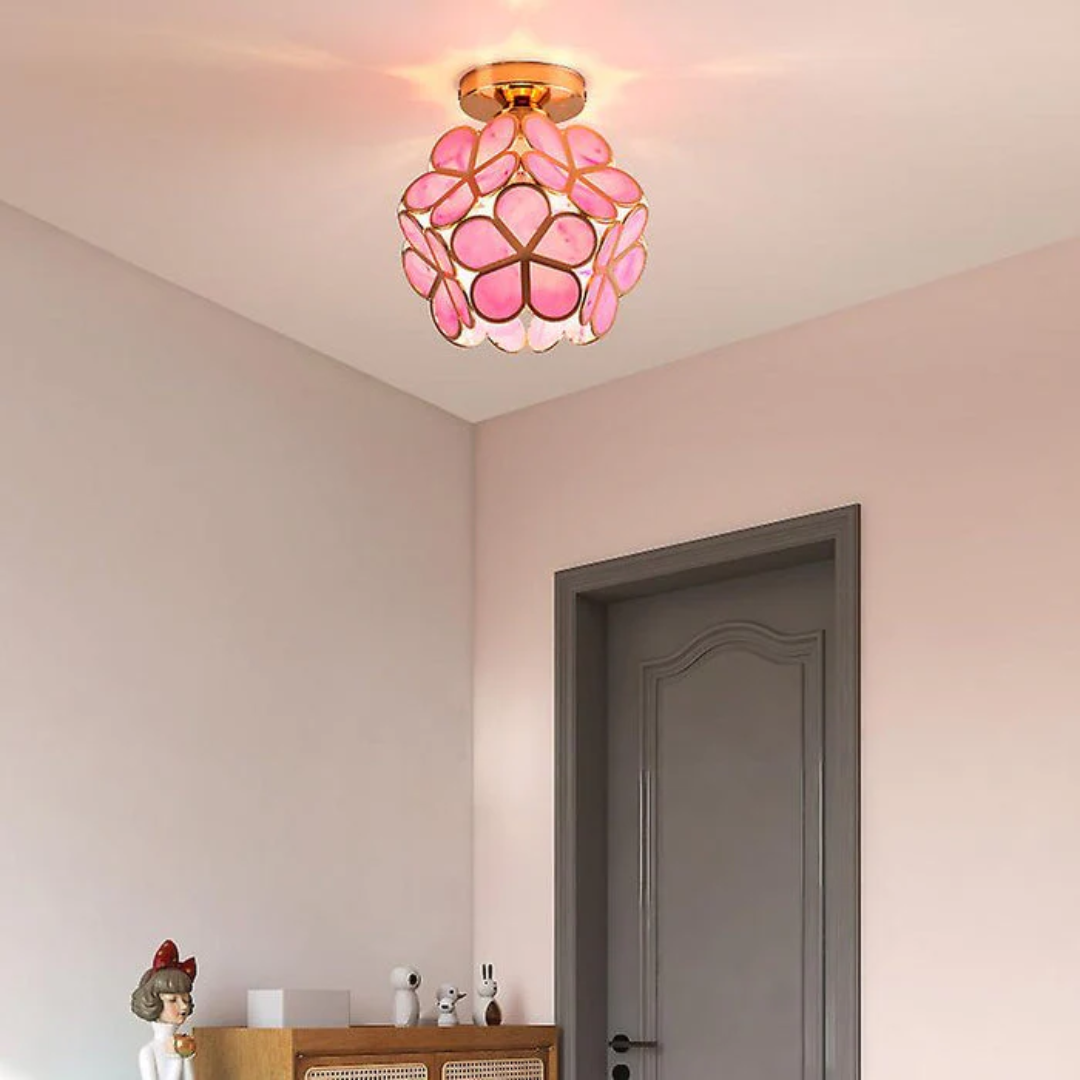Zyvia - Luxury Glass Flower Ceiling Lamp